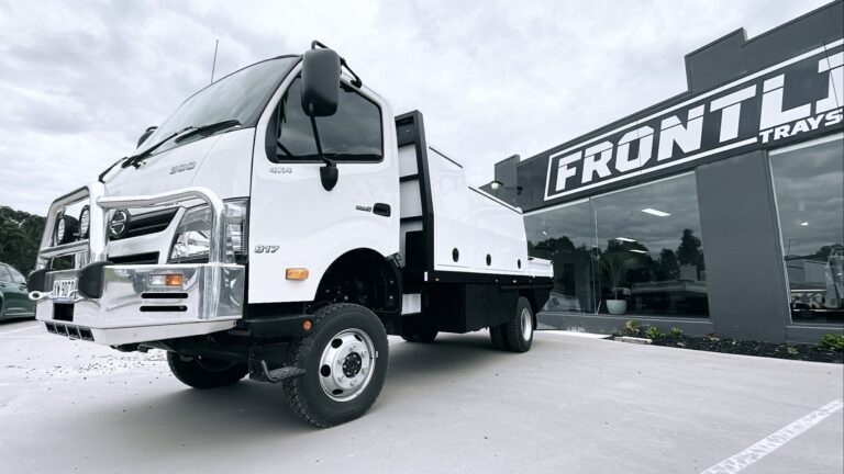 Custom NPS 300 Series truck tray built by Frontline Trays Shepparton VIC